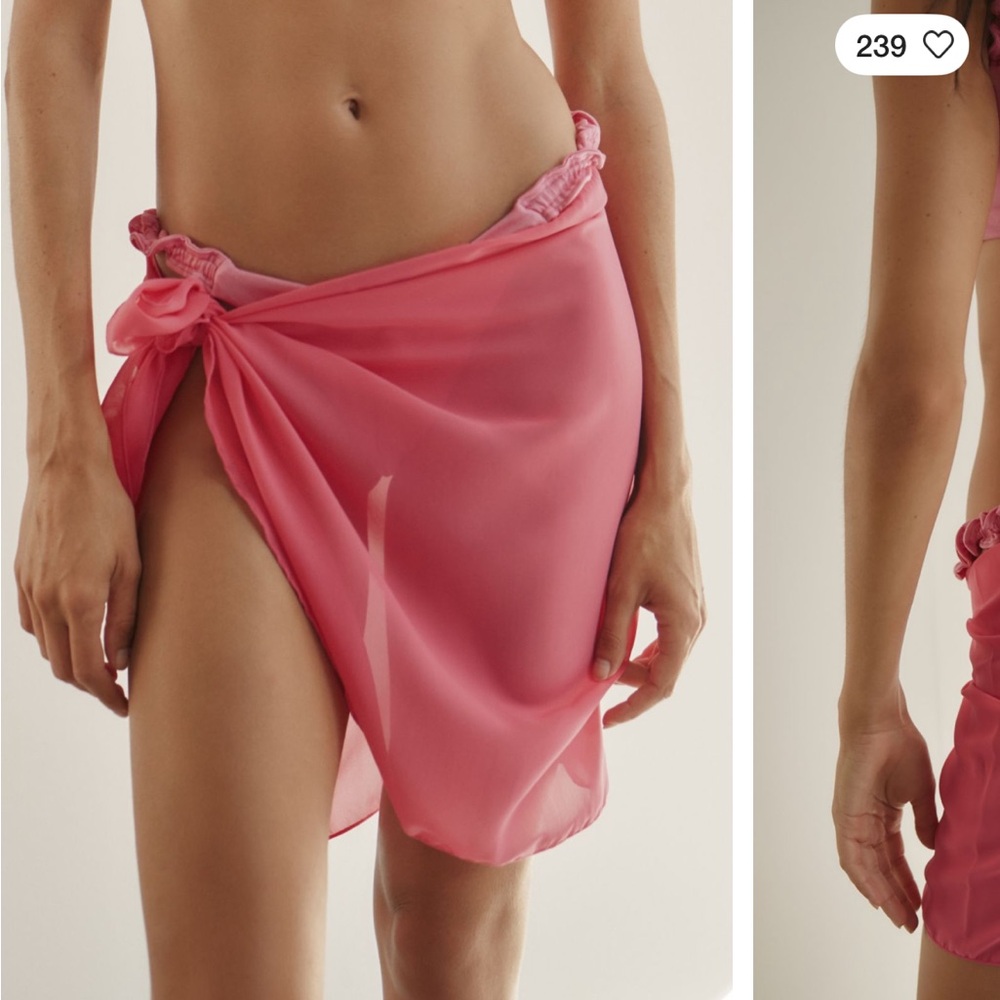 Urban Outfitters Pink Swim Sarong